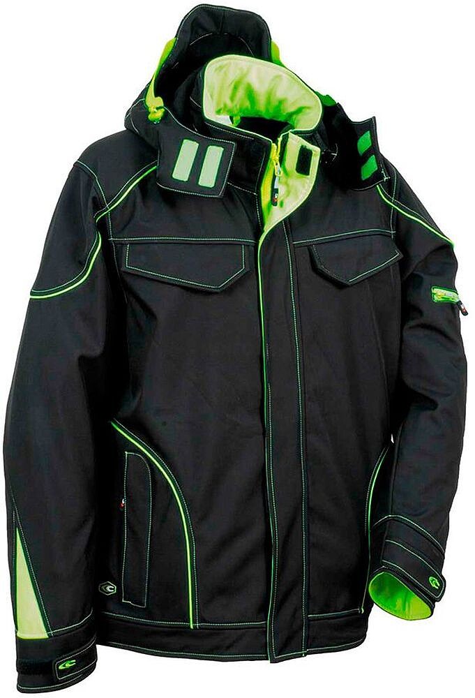 Cazadora Softshell Tecka Preto Limão Cofra Tamanho 56 80633