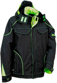 G-80633 : 80633 CAZADORA SOFTSHELL TECKA PRETO LIMÃO COFRA ...
