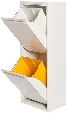 77010 ARMÁRIO METÁLICO RECICLAGEM 2 CAIXAS Branco