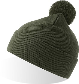 AT61031347U : WIND-S WITH POMPOM - Verde Oliveira U Gorro Wi...