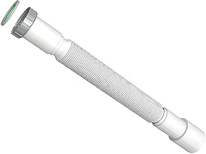 G-01832 : 01832 MAGIKONE FLEXÍVEL-EXTENSÍVEL 1”1/2 x 40-50 Porca METÁLICA Branco
