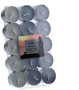 83931 VELAS PERFUMADAS DE SÂNDALO 0UNI. MAGIC LIGHTS
