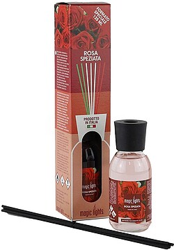 DIFUSOR DE AROMA MIKADO ROSA ESPECIADA 125ML. MAGIC LIGHTS