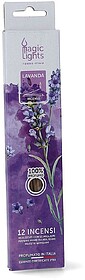 G-95747 : 95747 BARRINHAS DE INCENSO 12 UNIDADES. LAVANDA