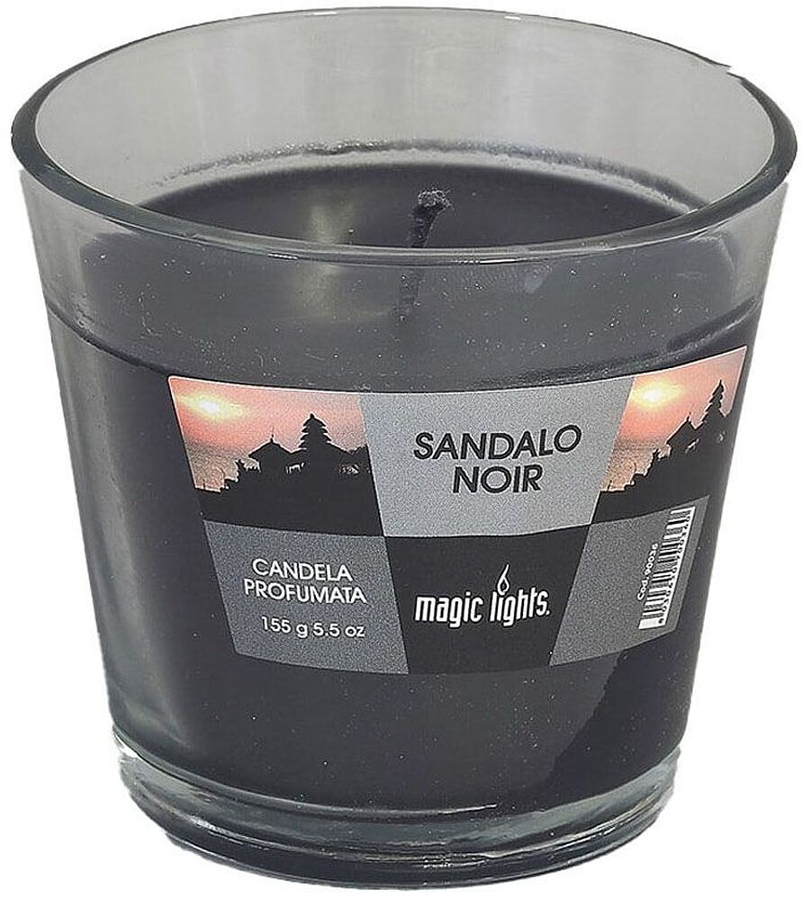 Vela Perfumada Copo Vidro Sândalo 150GR. Magic Lights