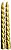Pack 2 Velas Decorativas Doradas Ø2x24cm Magic Lights G-84064 - imagem 1