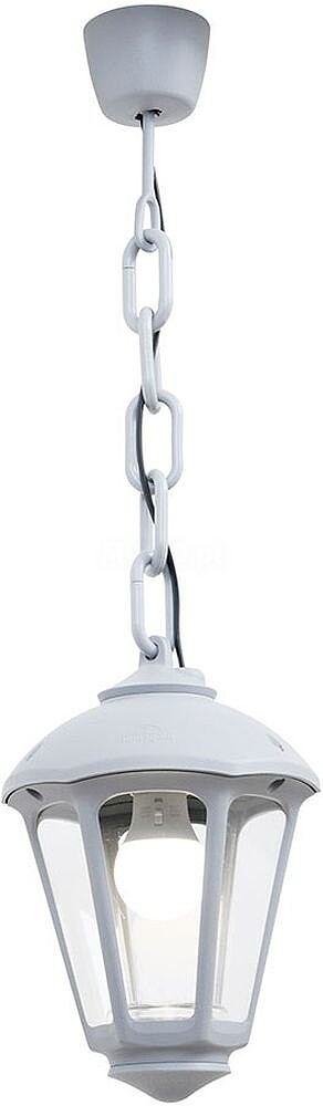 Candelabro de Teto com Corrente Sicar/Giampy, Transparente, E27, Branco, Ø210 x 750 mm 30333