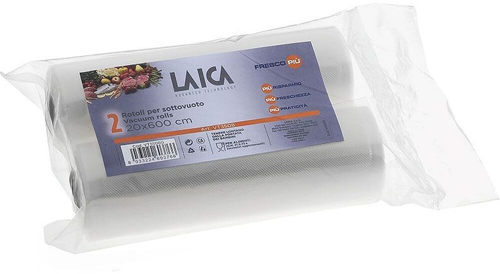 Sacola para embalar a vácuo Laica VT3508/ 20+600cm