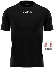 T-SHIRT GIVOVA CAPO - Negro 4XS