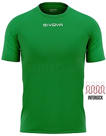 T-SHIRT GIVOVA CAPO - Verde 3XL