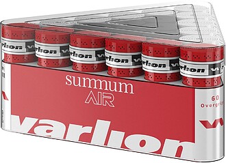 POTE DE 60 OVERGRIPS VARLION SUMMUM AIR PRISMA - Vermelho/Br...