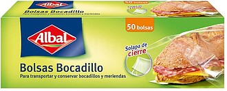 G-95344 : 95344 SACOS DE SANDUICHE ALBAL 50UND