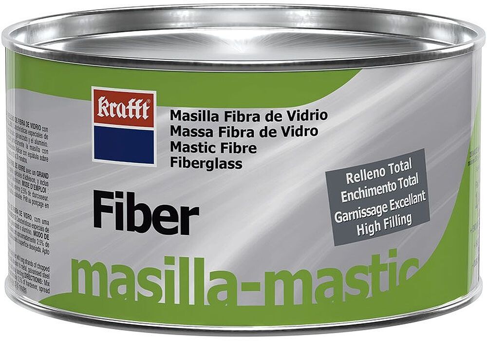 Masilla Fiber com Fibra de Vidro 1,4 kg G-24188