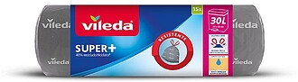 Sacos de Lixo VILEDA ECOBAG 30 L (15 UN), com fecho fácil e...