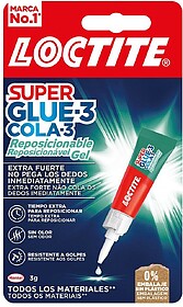 Loctite Supercola-3 Gel Reposicionável 3gr - Adesivo Instan...