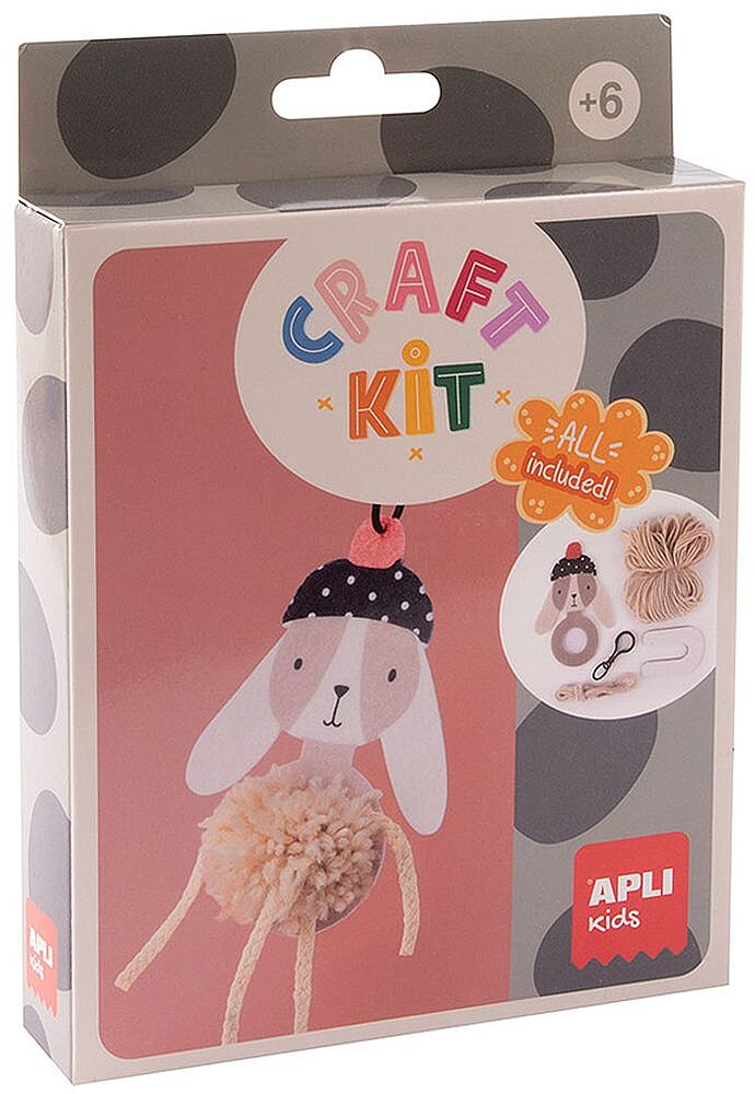 Kit Craft Porta-Chaves Coelho Apli Kids APL19881