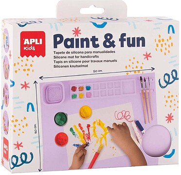 APL19910 Tapete Lavável de Silicone para Pinturas Lilás