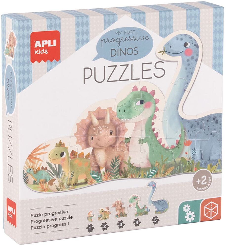 Puzzle Progressivo My First Dinos APL20124