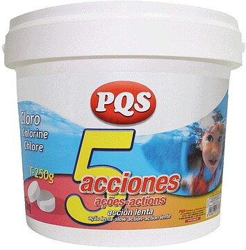 81241 CLORO 5 AÇÕES EM TABLETES, FRASCO 5 kg
