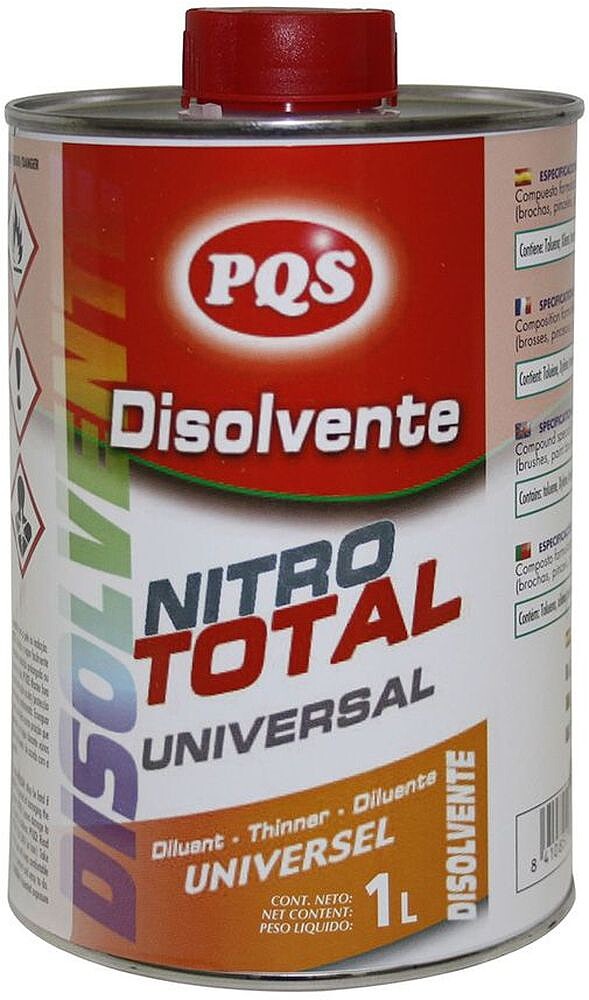 DILUENTE NITRO TOTAL LATA 1 LT PQS (venda múltipla de 12 unidades) 96574
