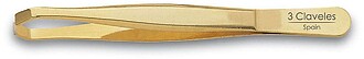 G-96045 : 96045 PINÇA DE DEPILAR CARANGUEJO DOURADAS 9 cm