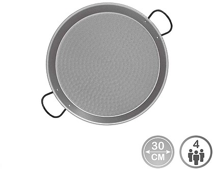 76625 ARROZ DE PAELLA TRADICIONAL Aço POLIDO Ø30CM (4 PESSOAS)