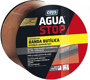 G-95677 : 95677 AGUASTOP BANDA IMP. BUTILO TEJA 10CMX10M 901...