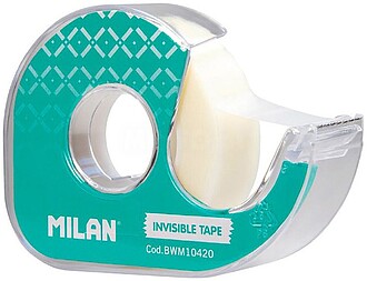 CINTA ADESIVA INVISÍVEL MILAN EM SUPORTE DE ROLO 19MM X 33M...