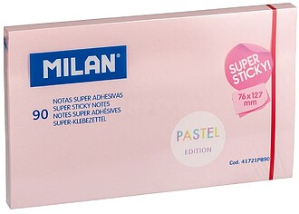 G-64239 : 64239 BLOCO 90 NOTAS SUPERADESIVAS ROSA PASTEL 76x...