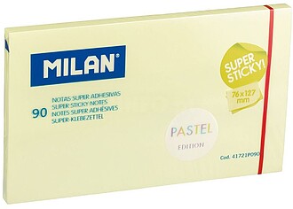 G-64240 : 64240 BLOCO 90 NOTAS SUPERADESIVAS Amarelo PASTEL ...
