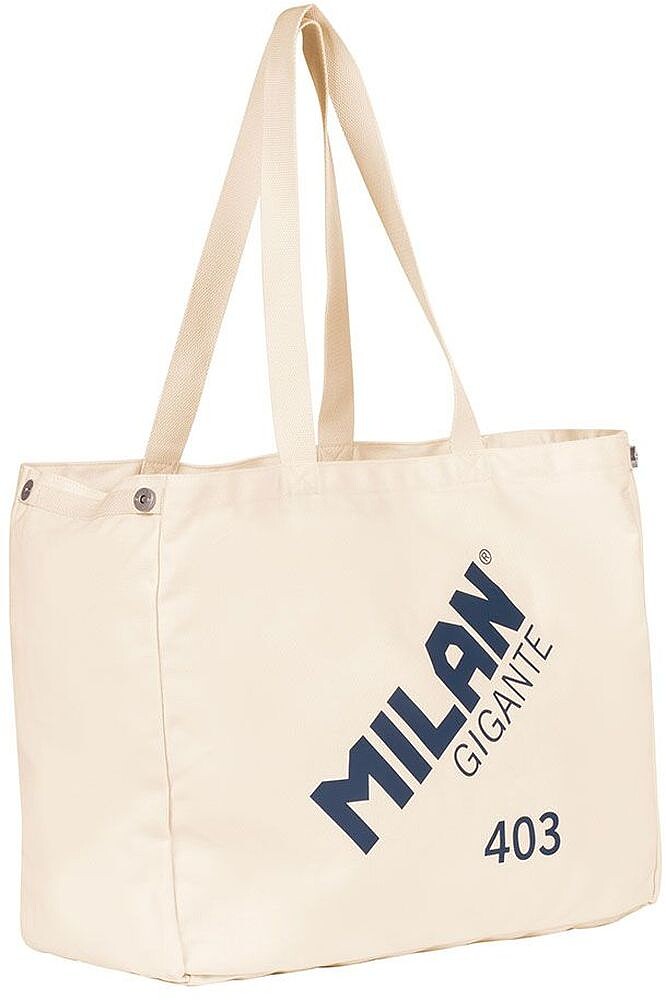 Bolsa de Lona Milan Série 1918 Gigante 403 - Tamanho 51x40.5x21.5cm - Capacidade 40L - Cor Bege 62102G403BG