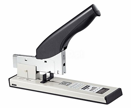 Agrafador Petrus 1600 - Até 100 Folhas - Grampeamento Fechado - Para Agrafadores 24, 26 e 27 - Cor Cinzento/Preto 44737
