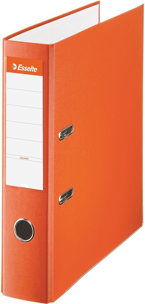 Esselte Arquivo de Alavanca - Formato Folio - Lombada 75mm - Capacidade para 500 Folhas - Cor Laranja 42323