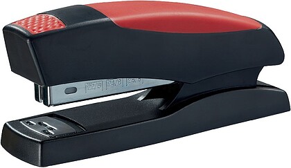 Agrafador Petrus 435 Golf - Até 30 folhas - Grampeamento fechado, aberto e pregado - Cor vermelha 44813
