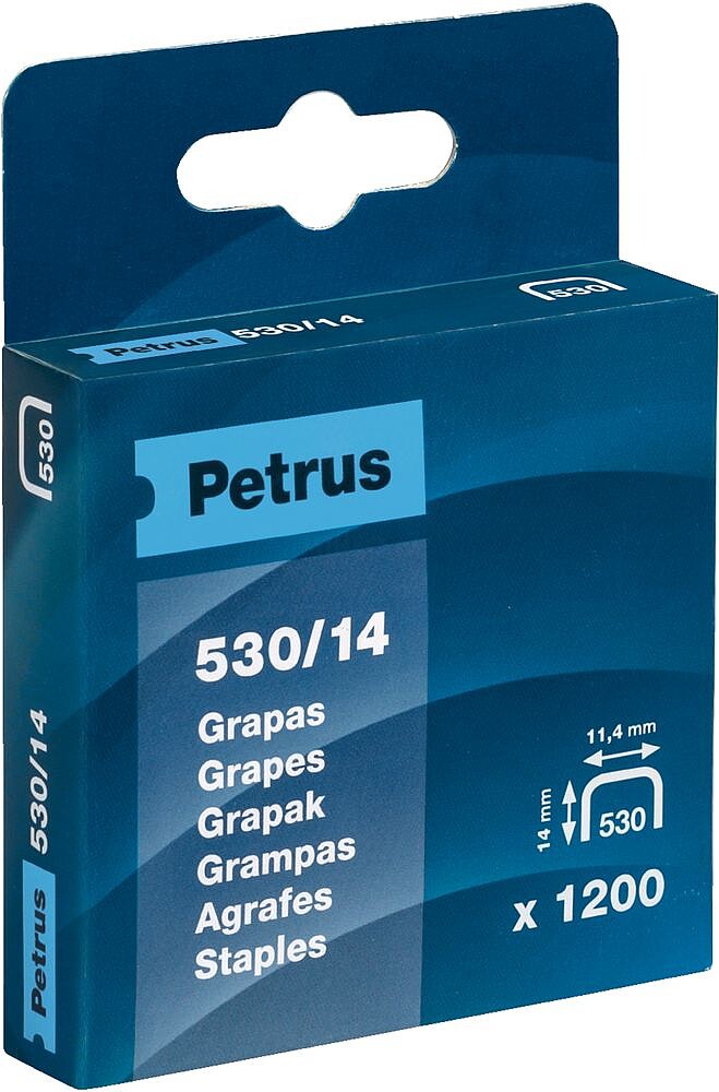 Caixa 1200 Grapas Mod. 530/14mm 77517 Petrus G-19847