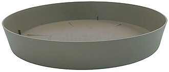 PRATO INJEÇÃO COPO Ø24CM COR CINZA TOPO