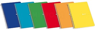 Enri Fº Capa Dura Caderno Espiral Liso 80 Folhas Surtido - ...