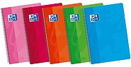 Caderno Espiral Oxford School Clássico Fº - Capa Mole - 1 Linha com Margem - 80 Folhas - Cores Sortidas 100430172