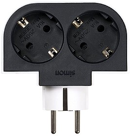 G-40074 40074 ADAPTADOR GIRATÓRIO SCHUKO 2 TOMADAS 16A 250 ...