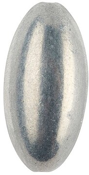 90938 PESO DE PESCA FORMA OLIVA 5 g, BOLSA 11 uds