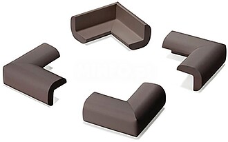 66503 PROTECTOR DE CANTOS AMORTECIDO CASTANHO (BLISTER 4 UNI...