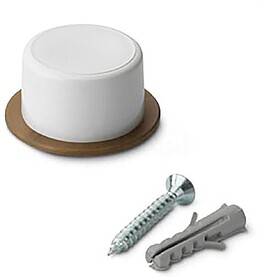 66659 Porta-fechadura com parafuso Branco (BLISTER 2 unid) I...