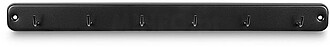 G-66809 : 66809 Cabide COZINHA 6 GANCHOS Preto MATE 3086-3 I...