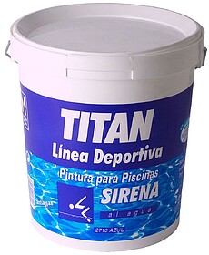 G-25776 : 25776 PINTURA PISCINAS SIRENA À ÁGUA MATE AZUL 4...