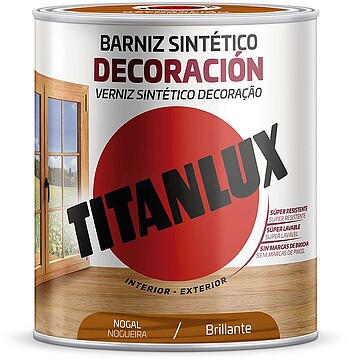 G-25783 : 25783 BARNIZ SINTÉTICO DECORAÇÃO BRILHANTE NOZ 250ml TITANLUX M10100314