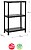 Estante 3 Prateleiras Stack 30x60x95cm Preto Estante 3 Prateleiras Stack 30x60x95cm Preto - imagem 1