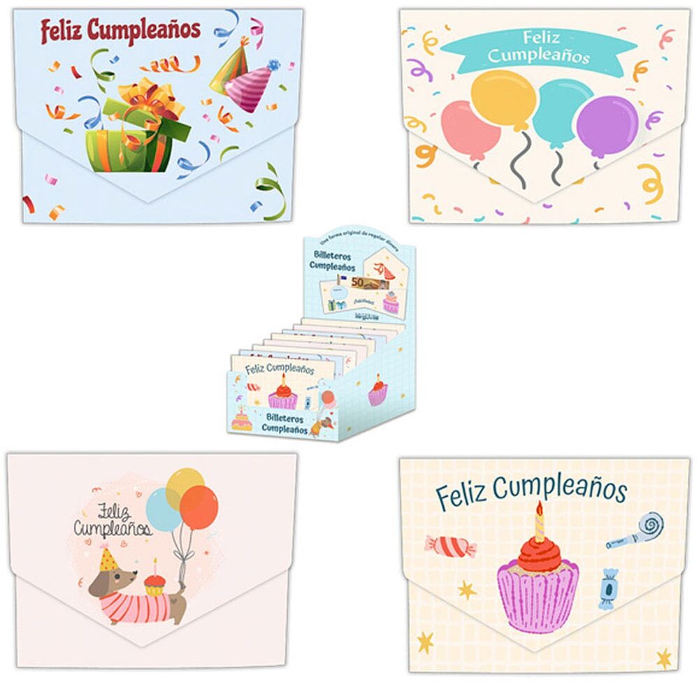 Envelope para Notas Arguval Fecho Feliz Aniversario Prata Modelos Sortidos venda multiplos 48 37975