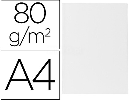 100 x Subpasta Liderpapel DIN A4 branco 80 g/m² SC51