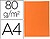 100 x Subcarpeta papel liderpapel din a4 naranja intenso 80g/m2 SC53 - imagem 1