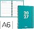 Agenda de escritório liderpapel 2027 espiral basic dia/página a6 bilíngue papel 60g fsc design 5 - imagem 1